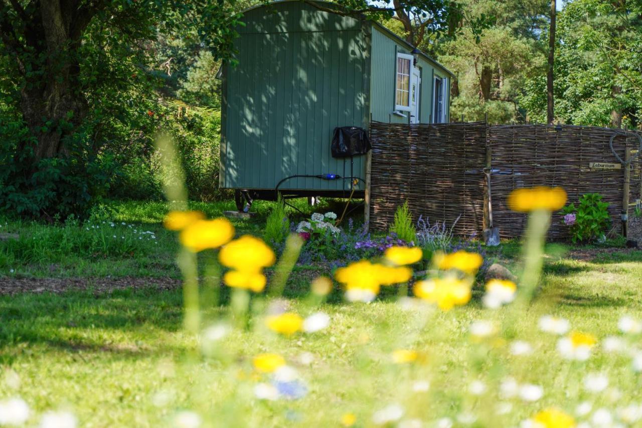The Laburnum Retreat Shepherd Hut Private Hot Tub Upper Hulme Exterior foto